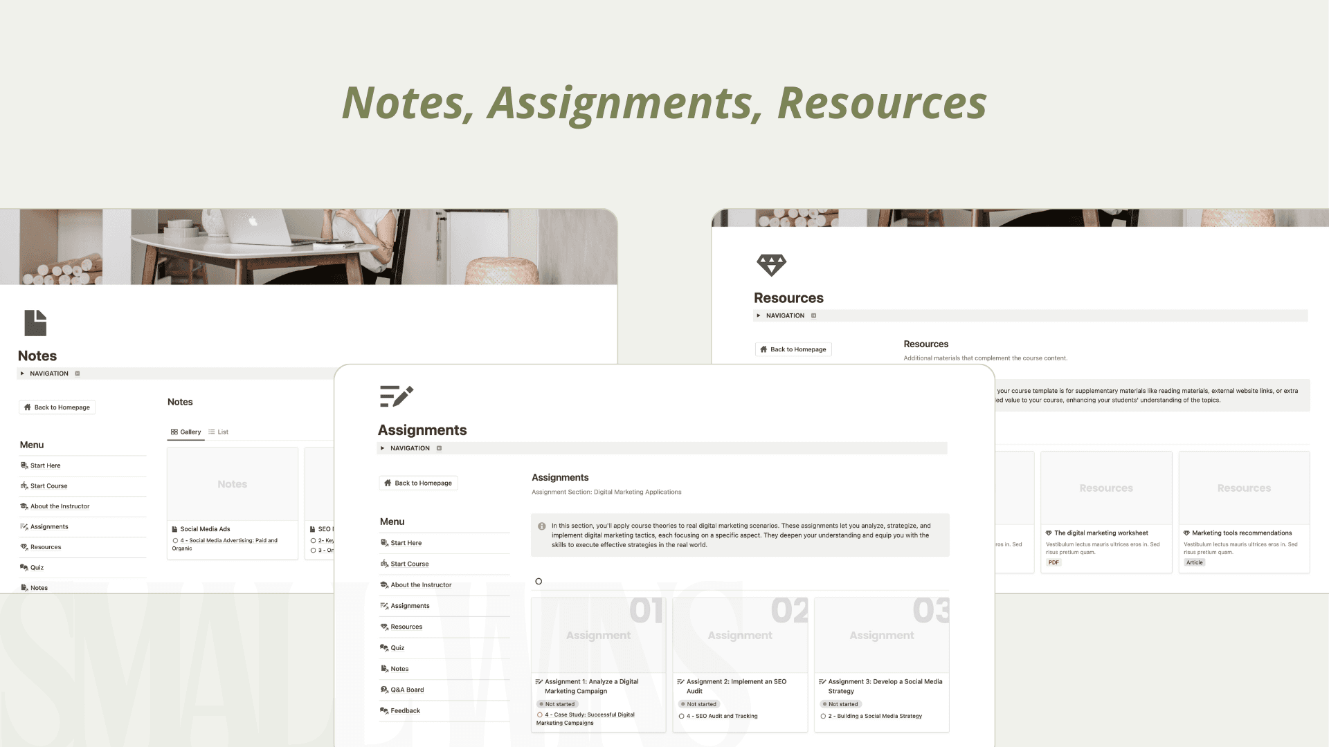 Course Ace - Online Course Notion Template - image 6