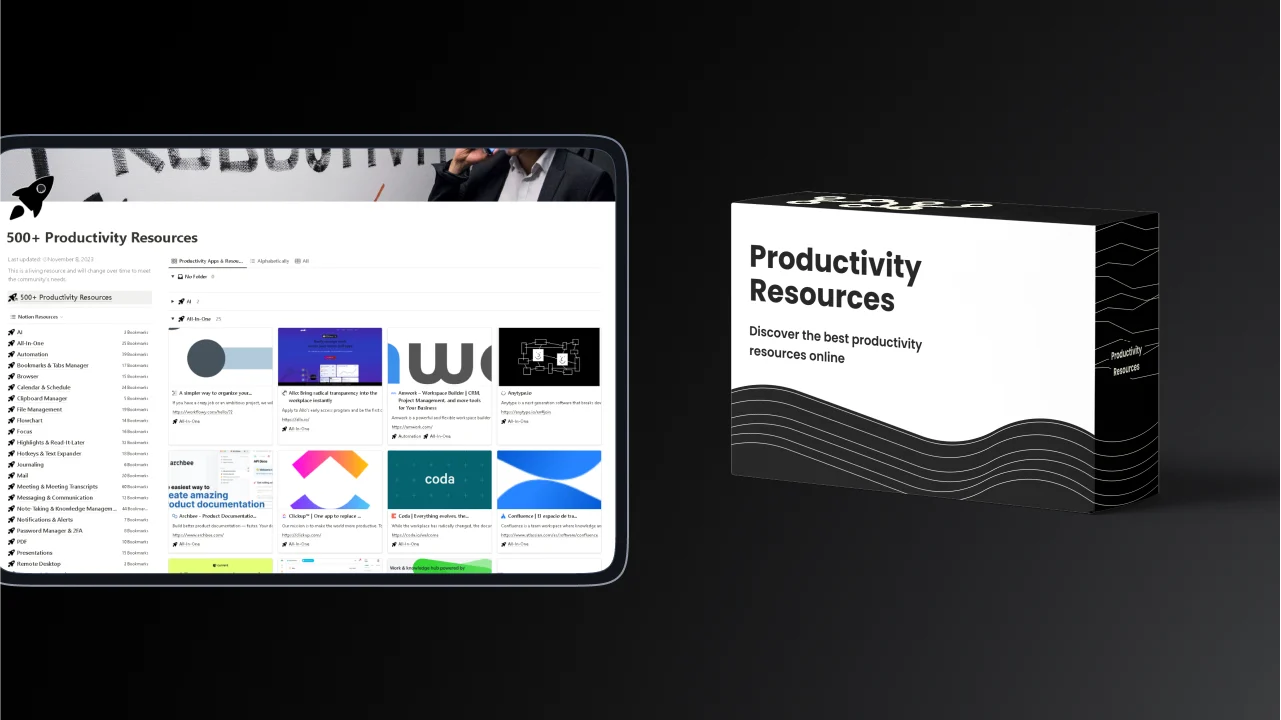 500+ Productivity Resources - image 1