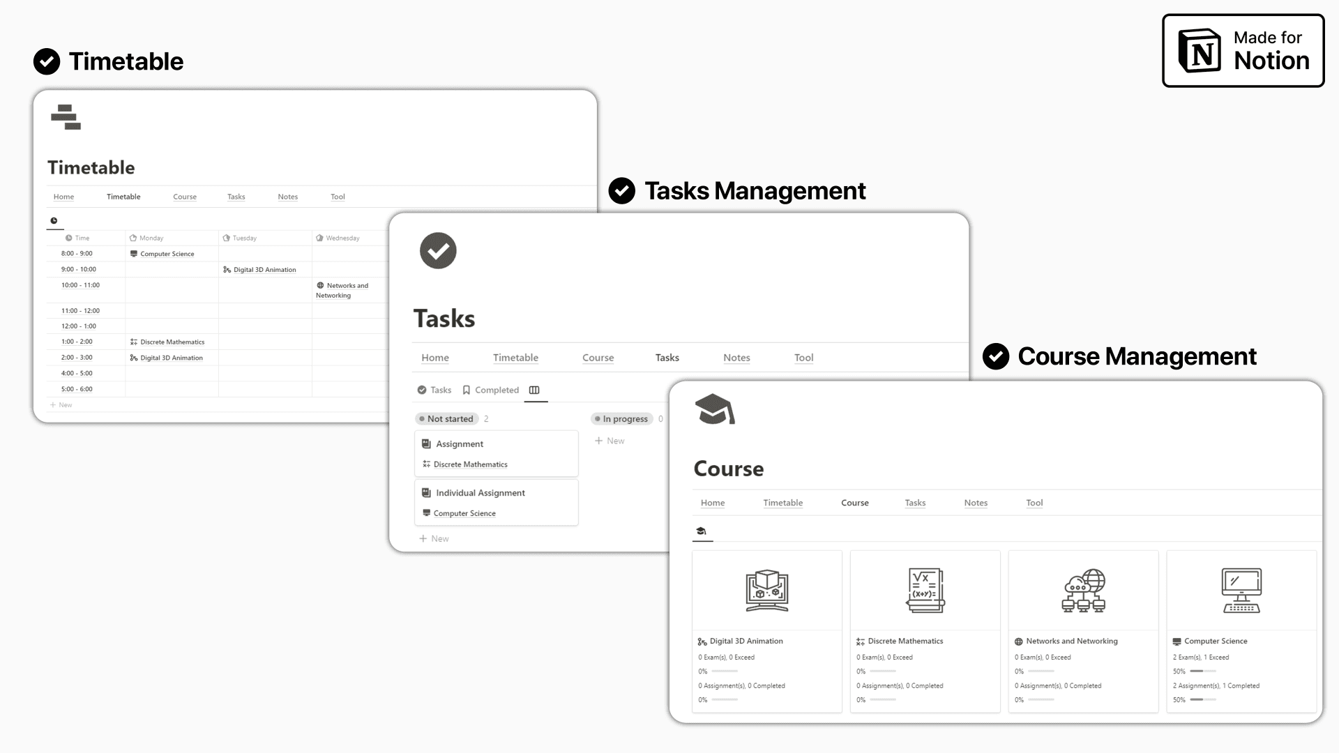 Minimalist Student Dashboard - image 3