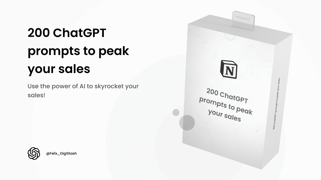 200 ChatGPT 4.0 prompts to peak your sales - image 3