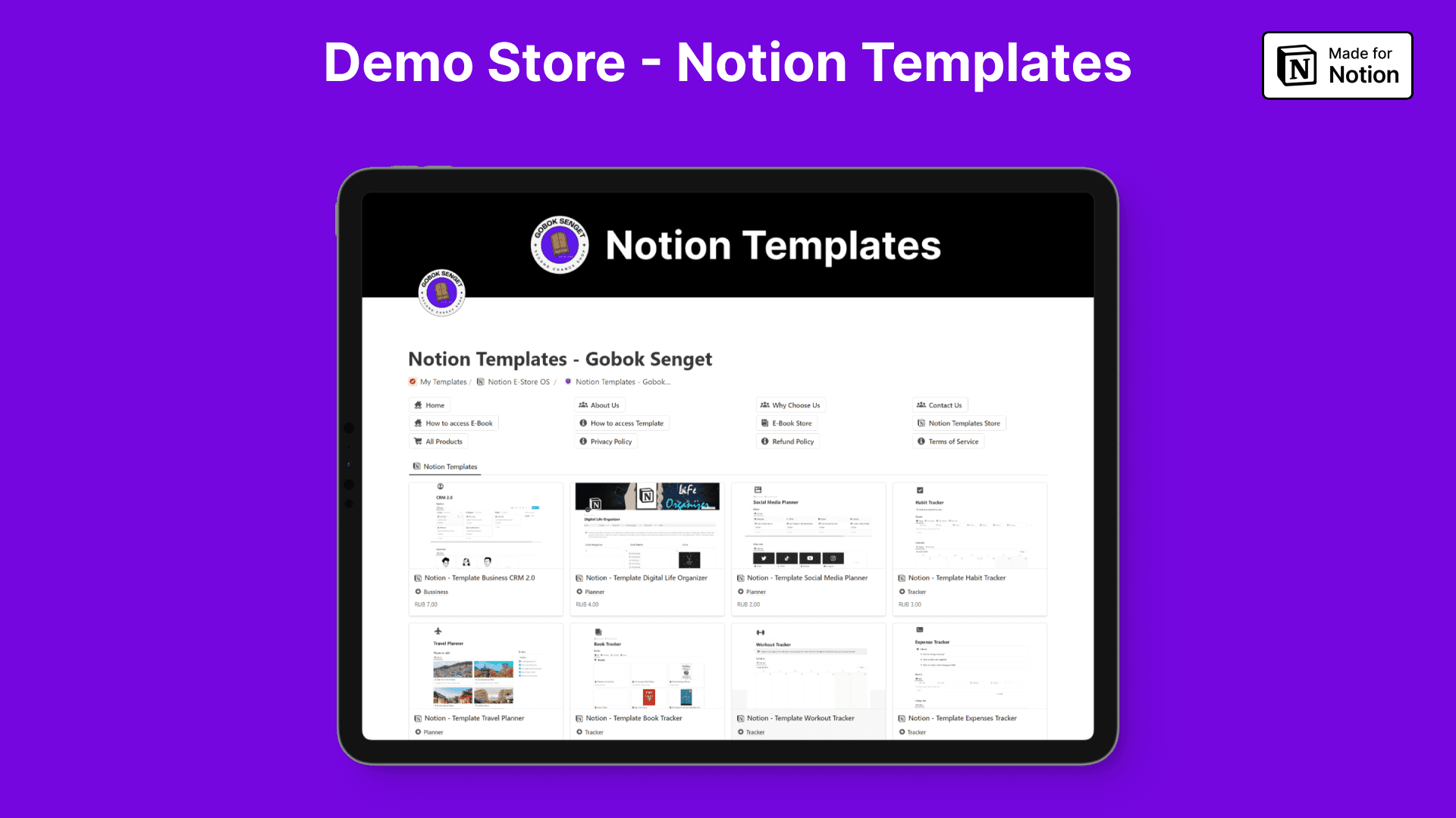 Notion E-Store OS - image 6