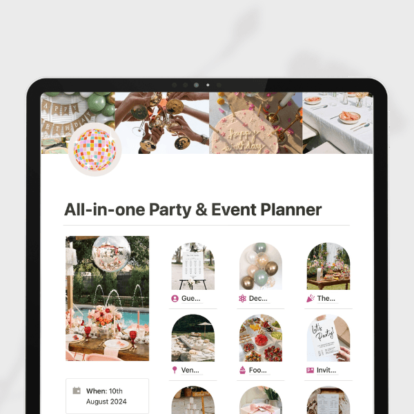 All-in-one Party & Event Planner 🎉