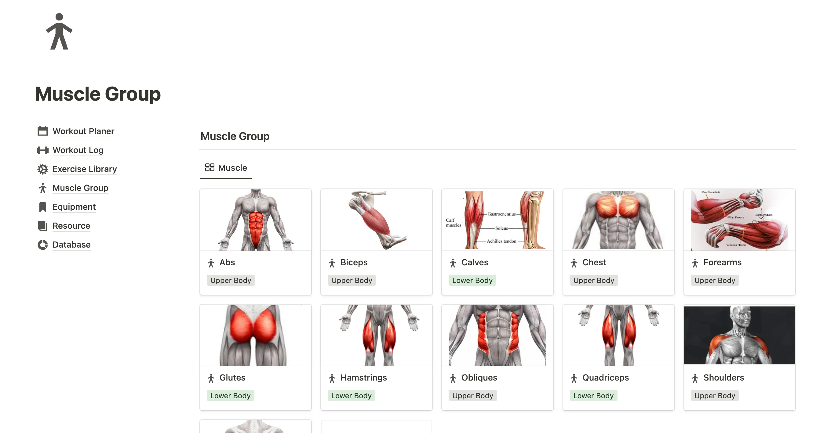 Workout Tracker with notion - image 2