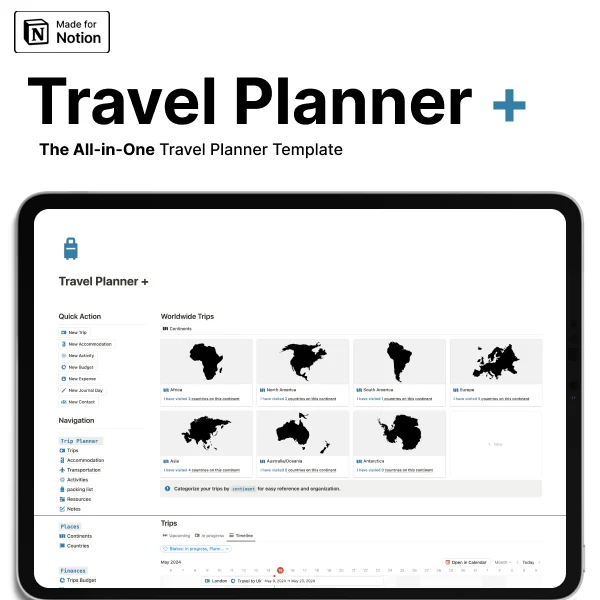 Travel Planner Template
