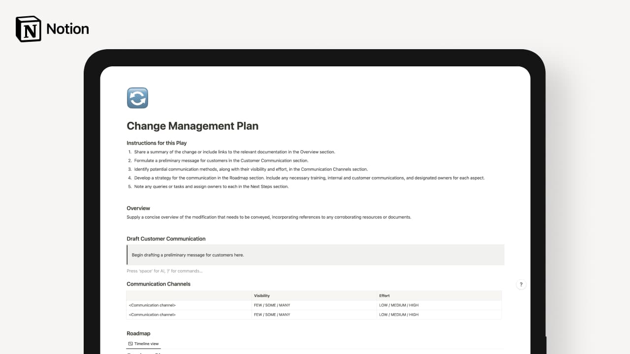 Change Management Plan Template - image 1