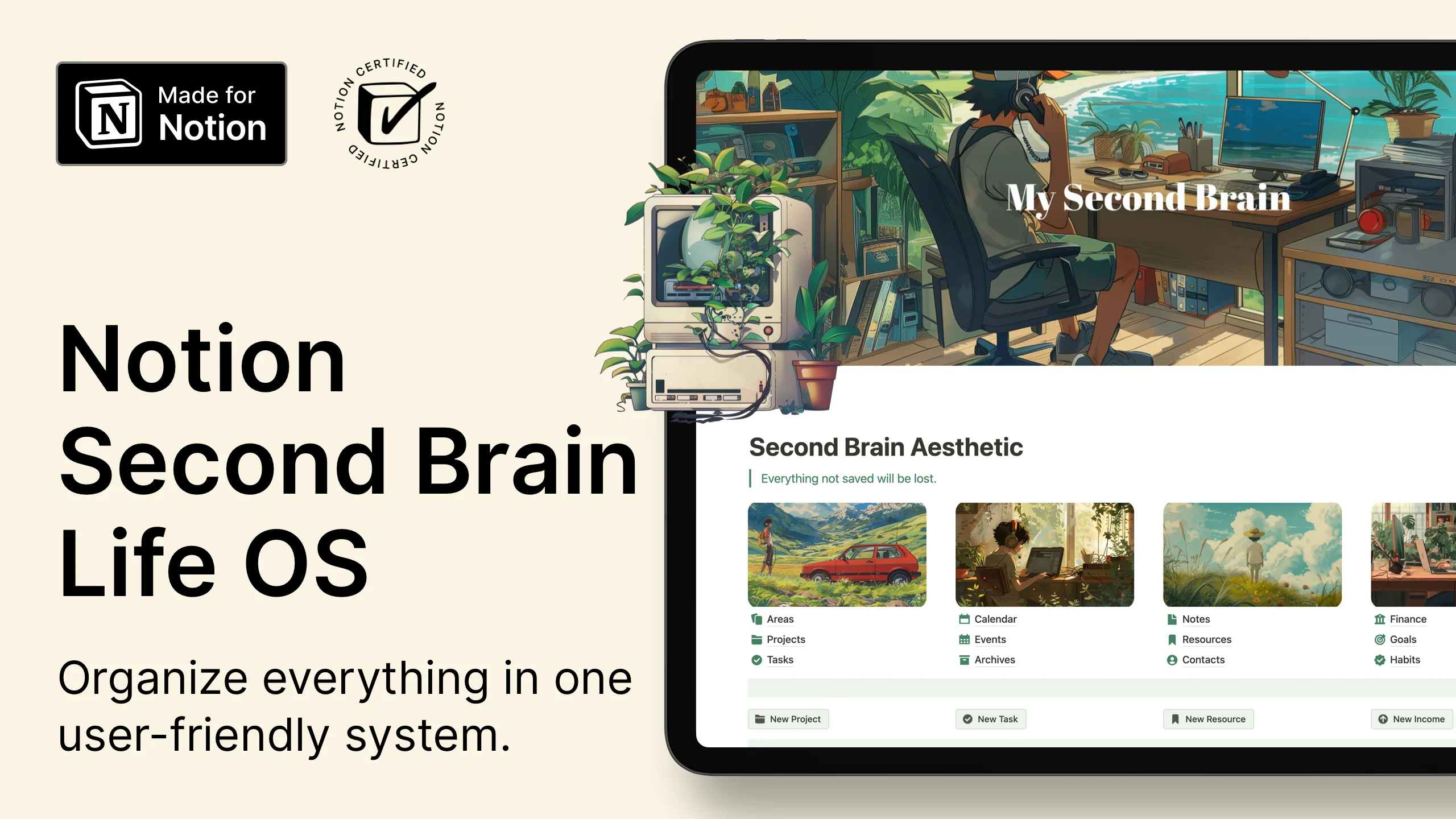 Notion Second Brain Life OS - image 1