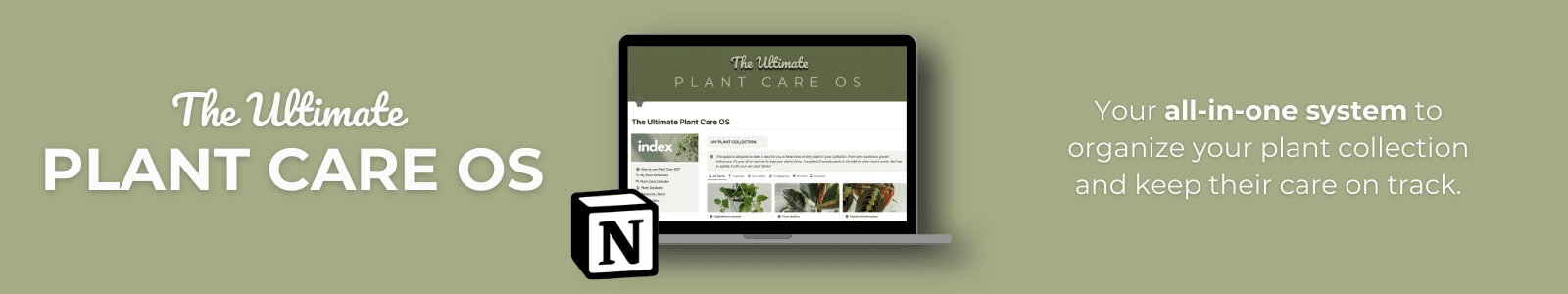 The Ultimate Plant Care OS - Notion Template - image 1