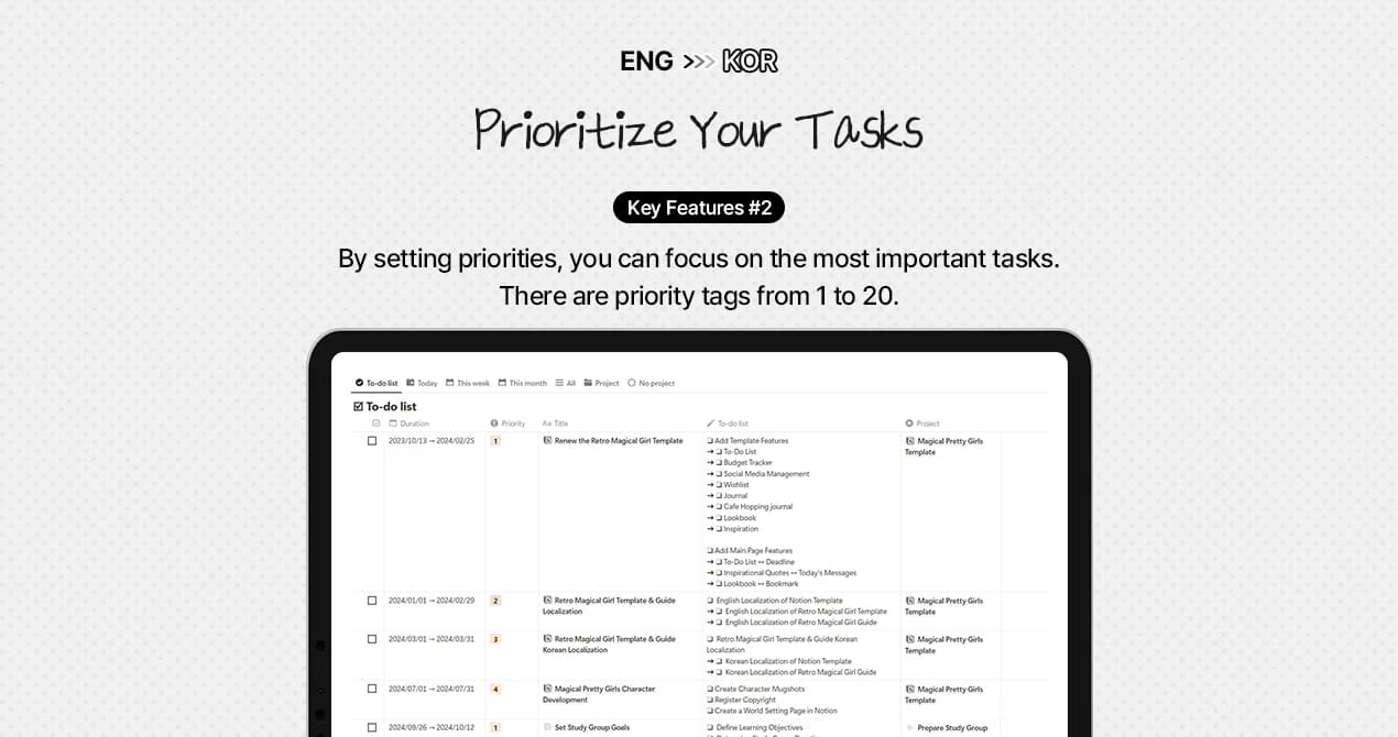Notion To-do list template - image 6