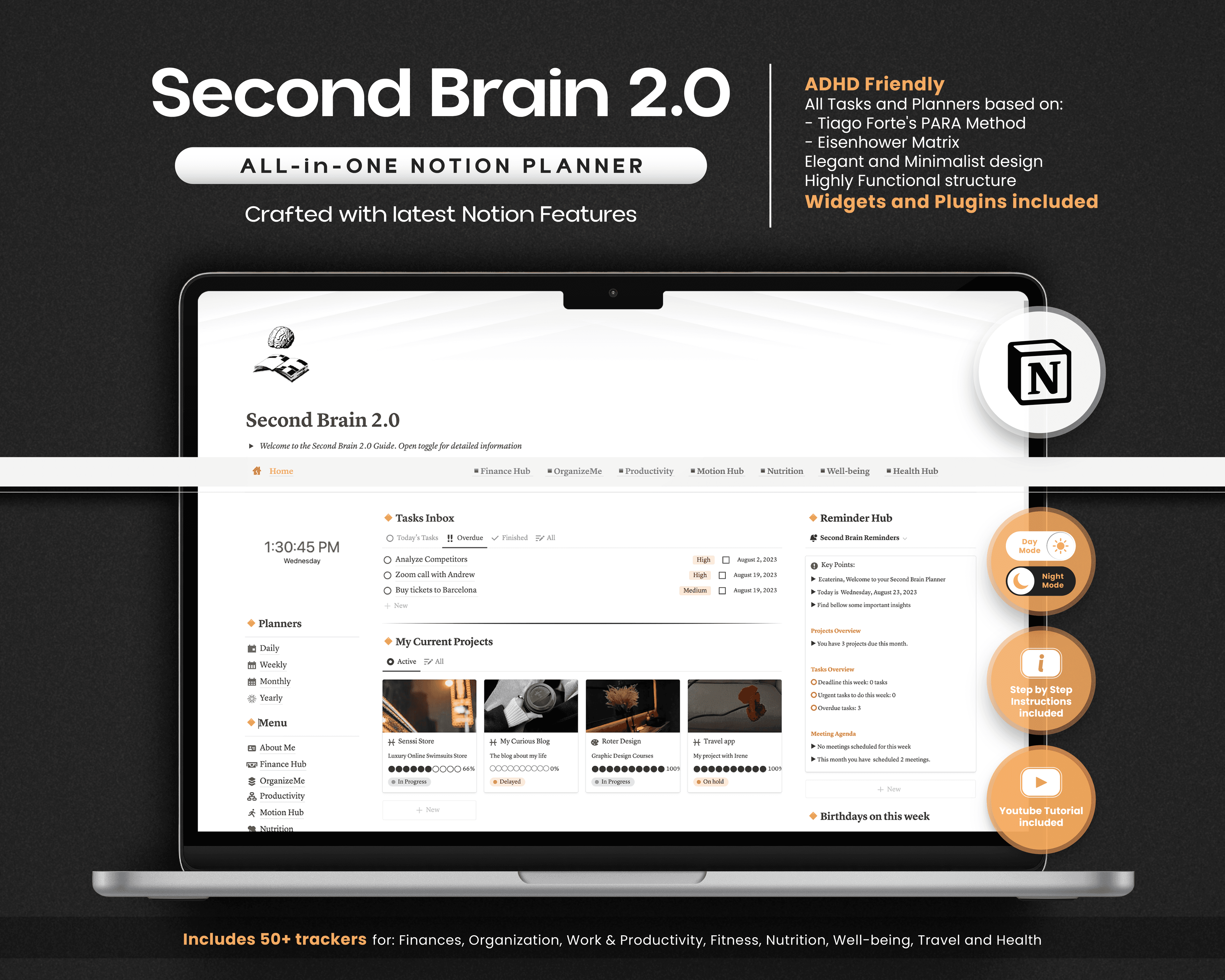 Second Brain 2.0 Notion Template - image 1