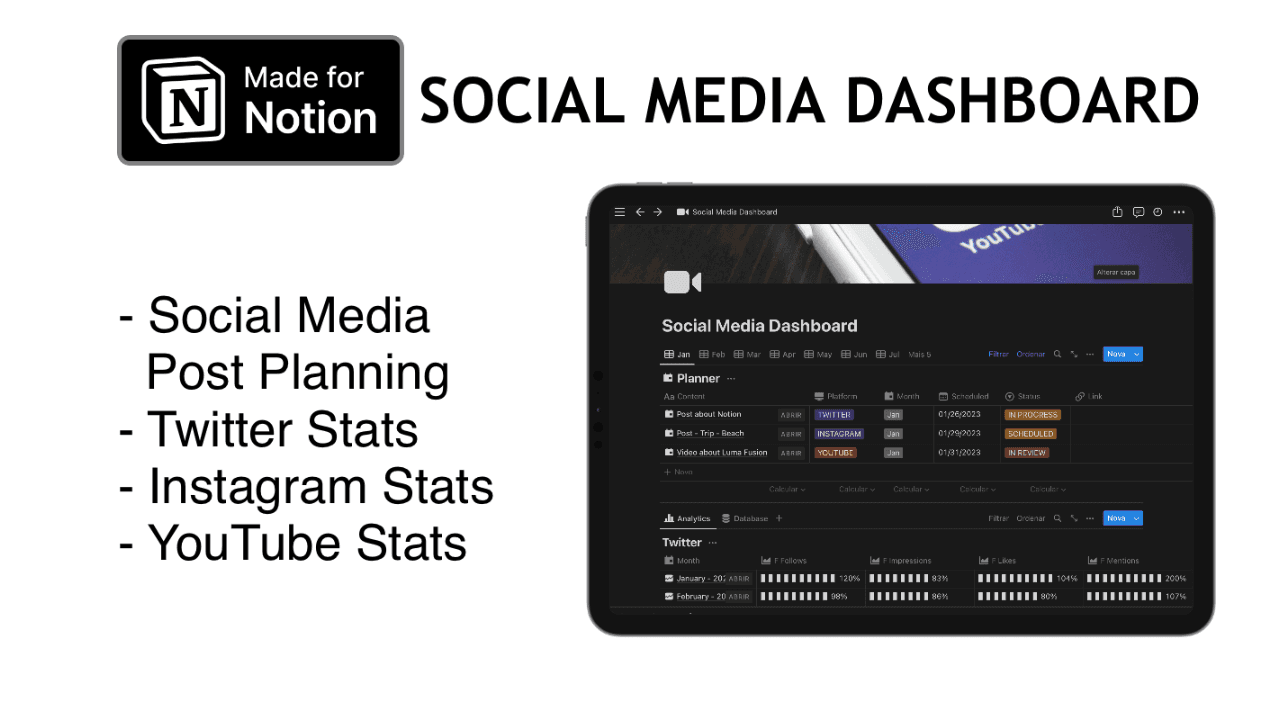 Social Media Dashboard - image 1