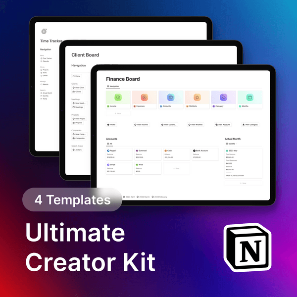 Notion Ultimate Creator Kit