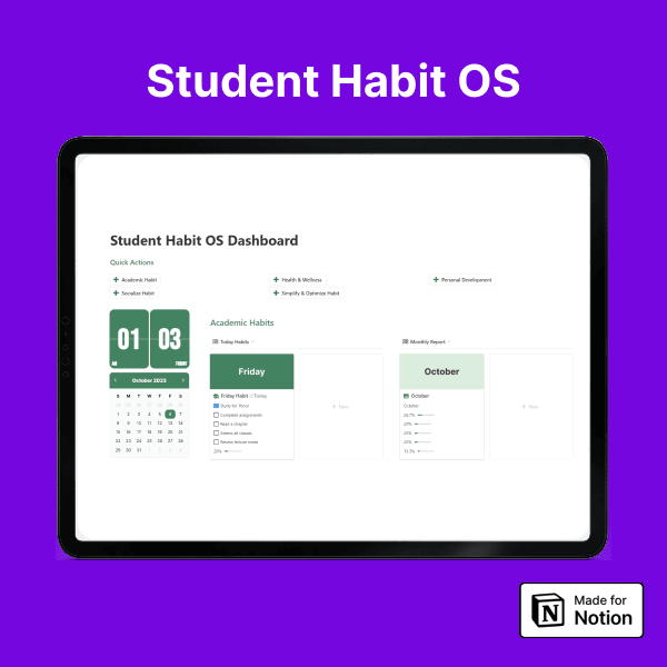 Student Habit OS