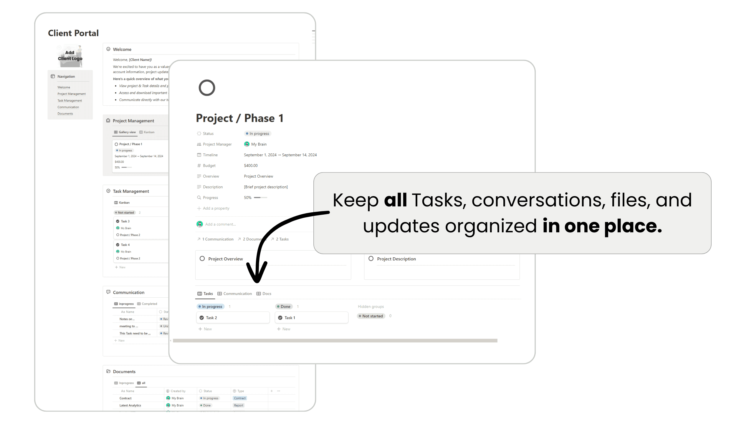 Notion Client Portal - image 2