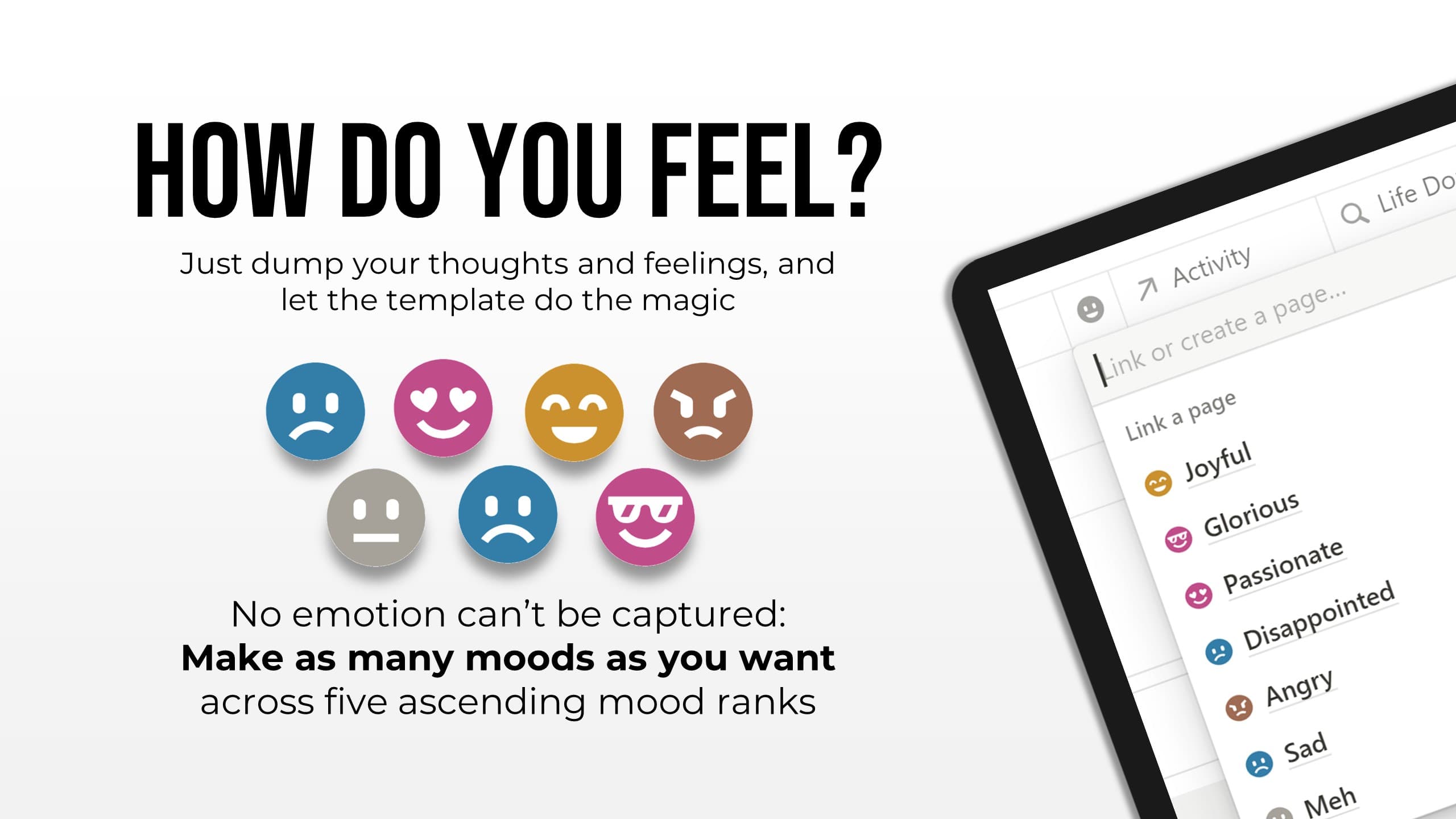 Notion Mood Journal + Tracker