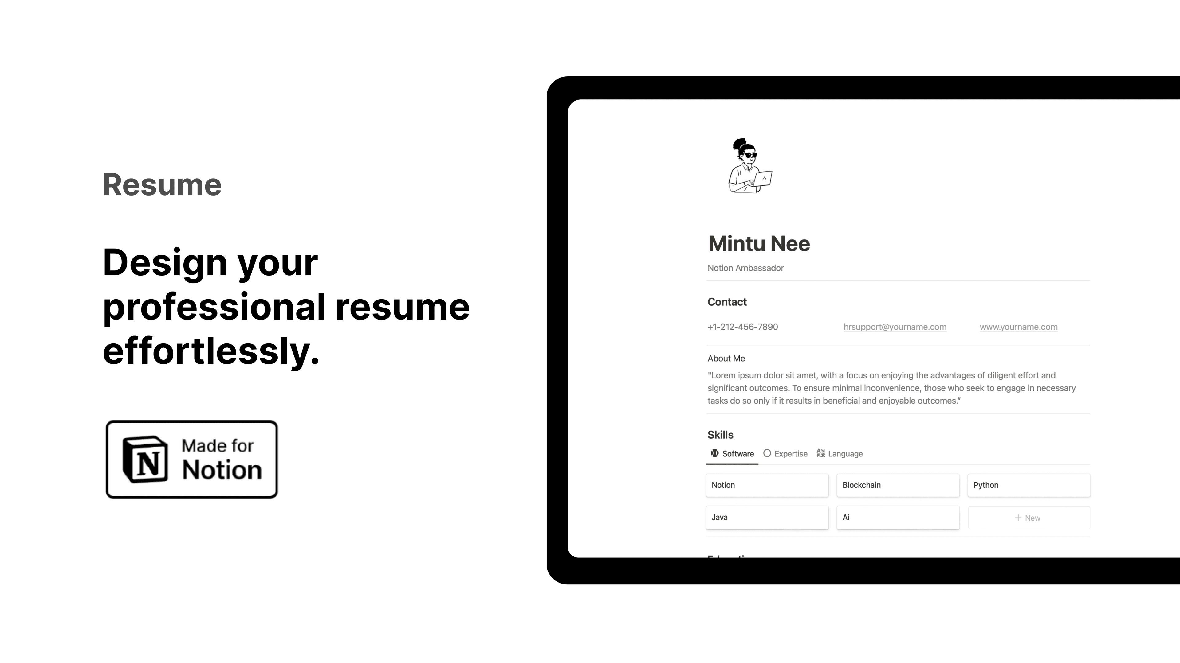 Resume Template - image 1
