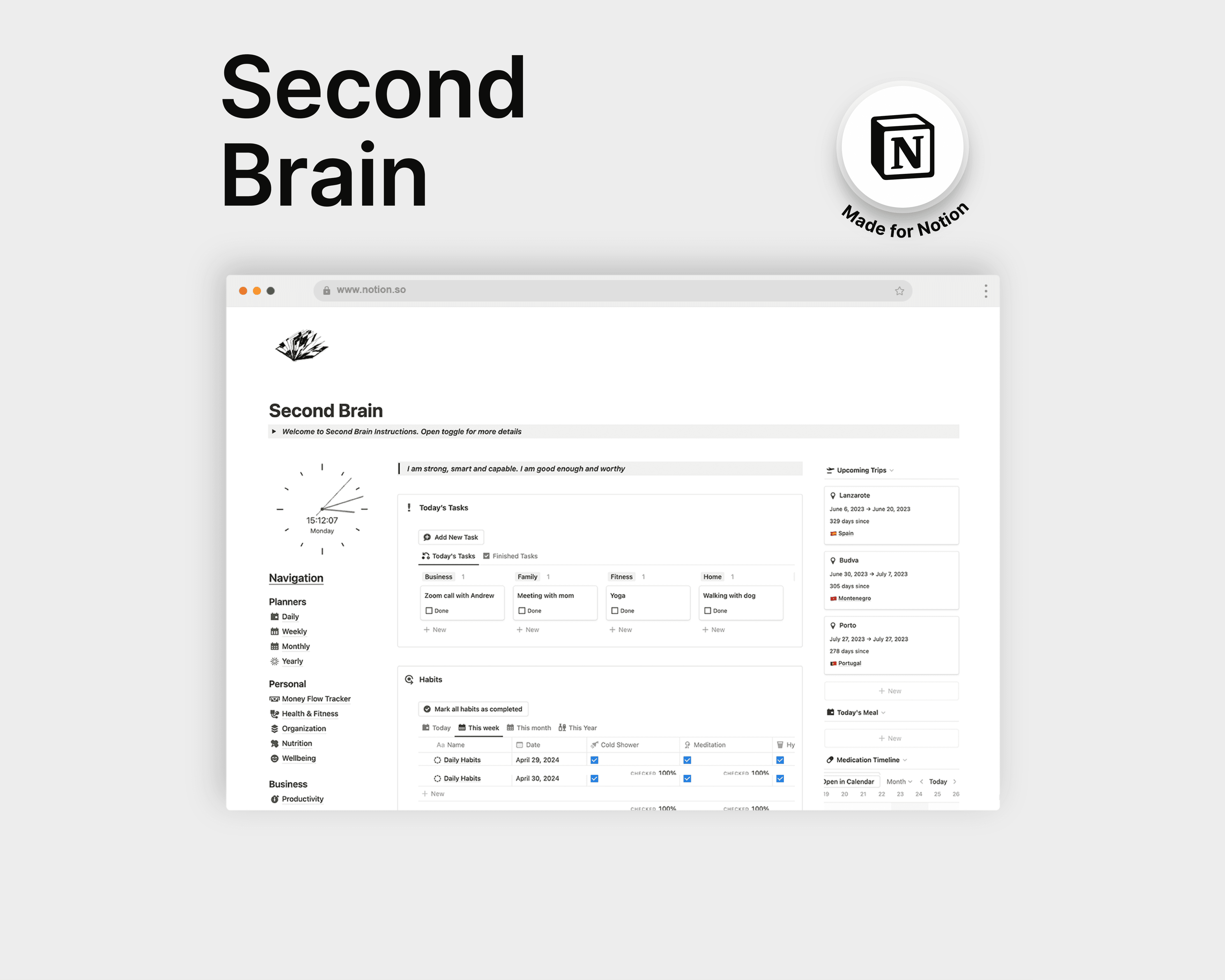 Second Brain with Notion Template - image 1