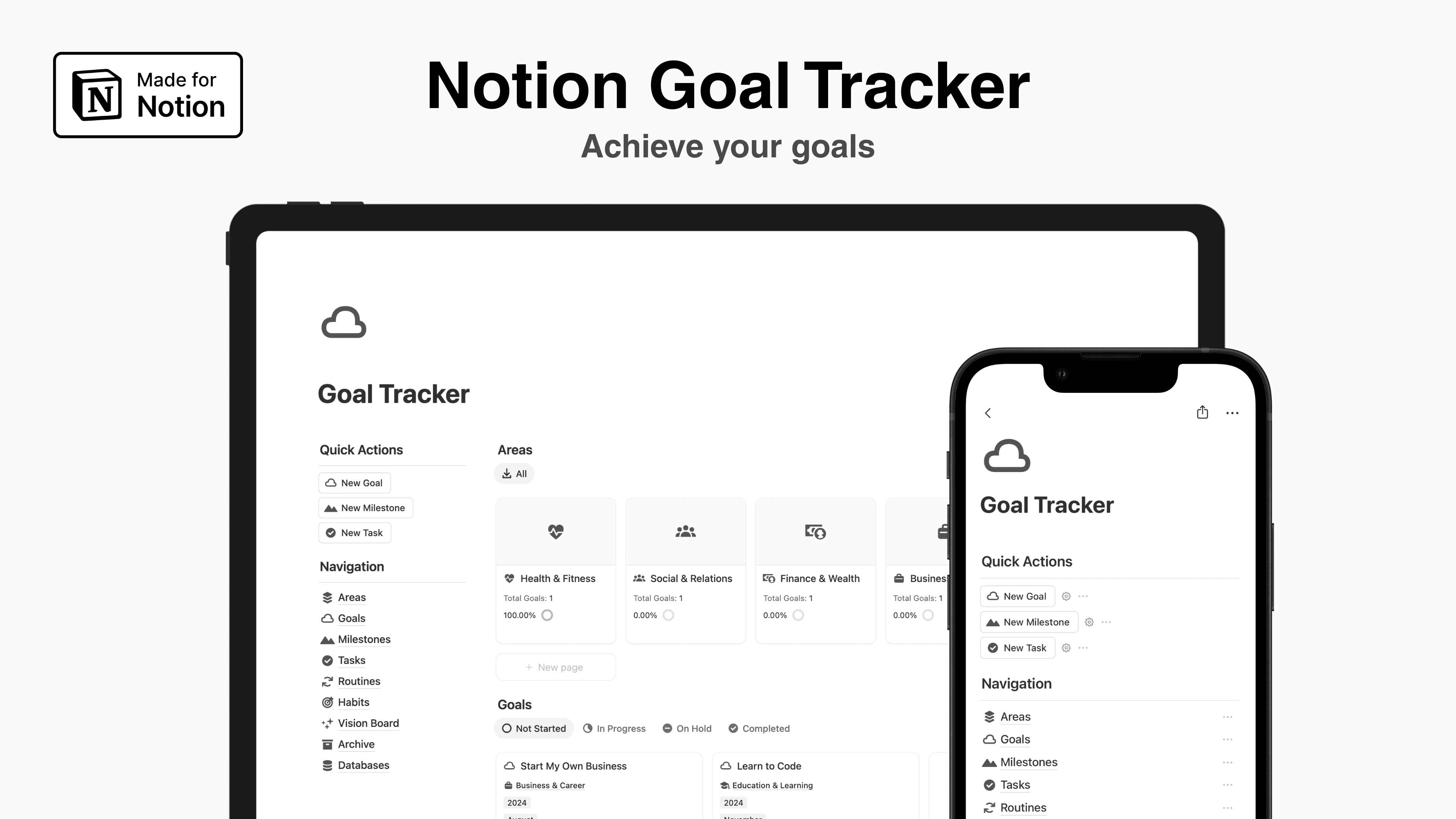 Notion Goal Tracker - image 1