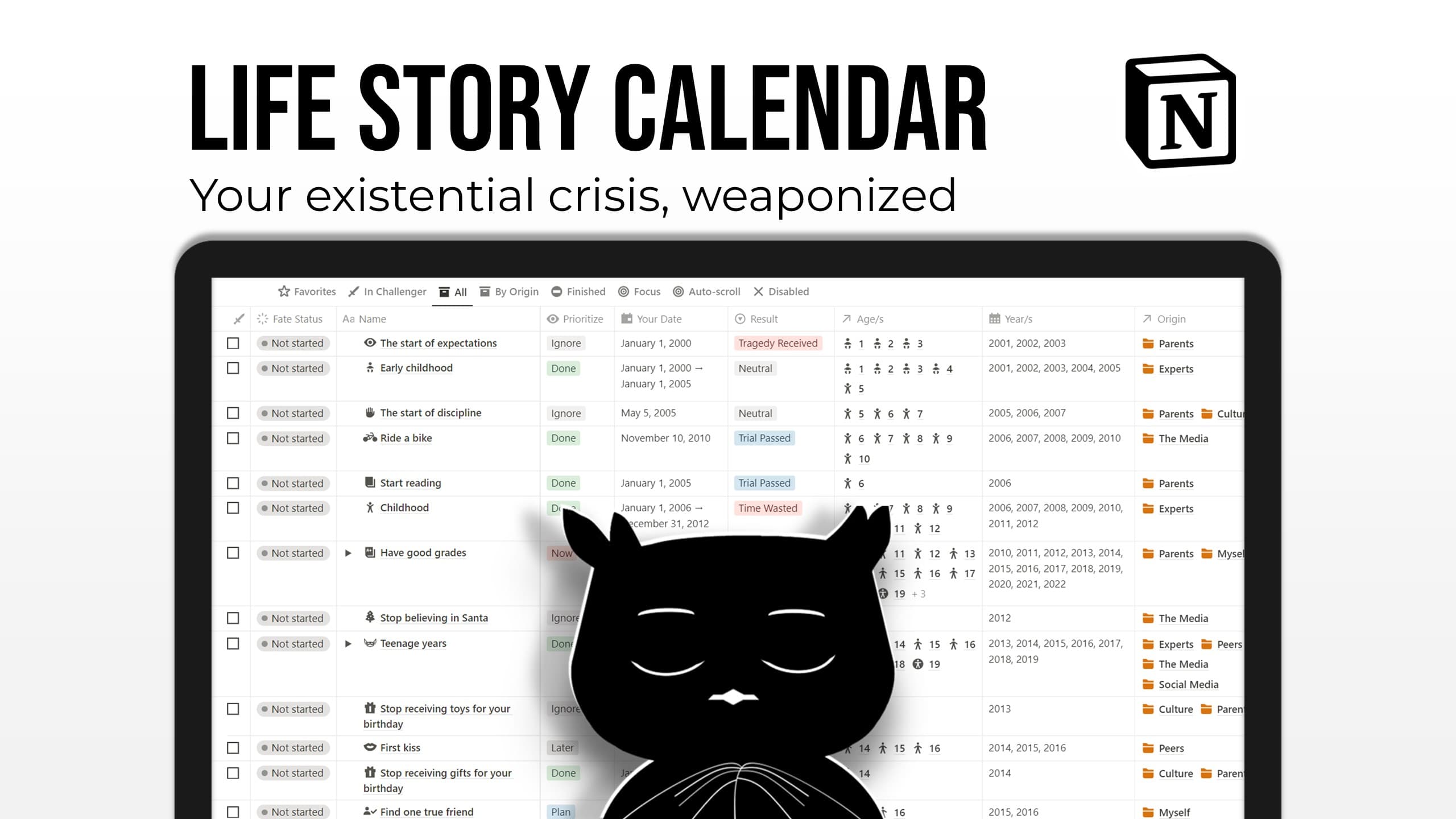 Life Story Calendar