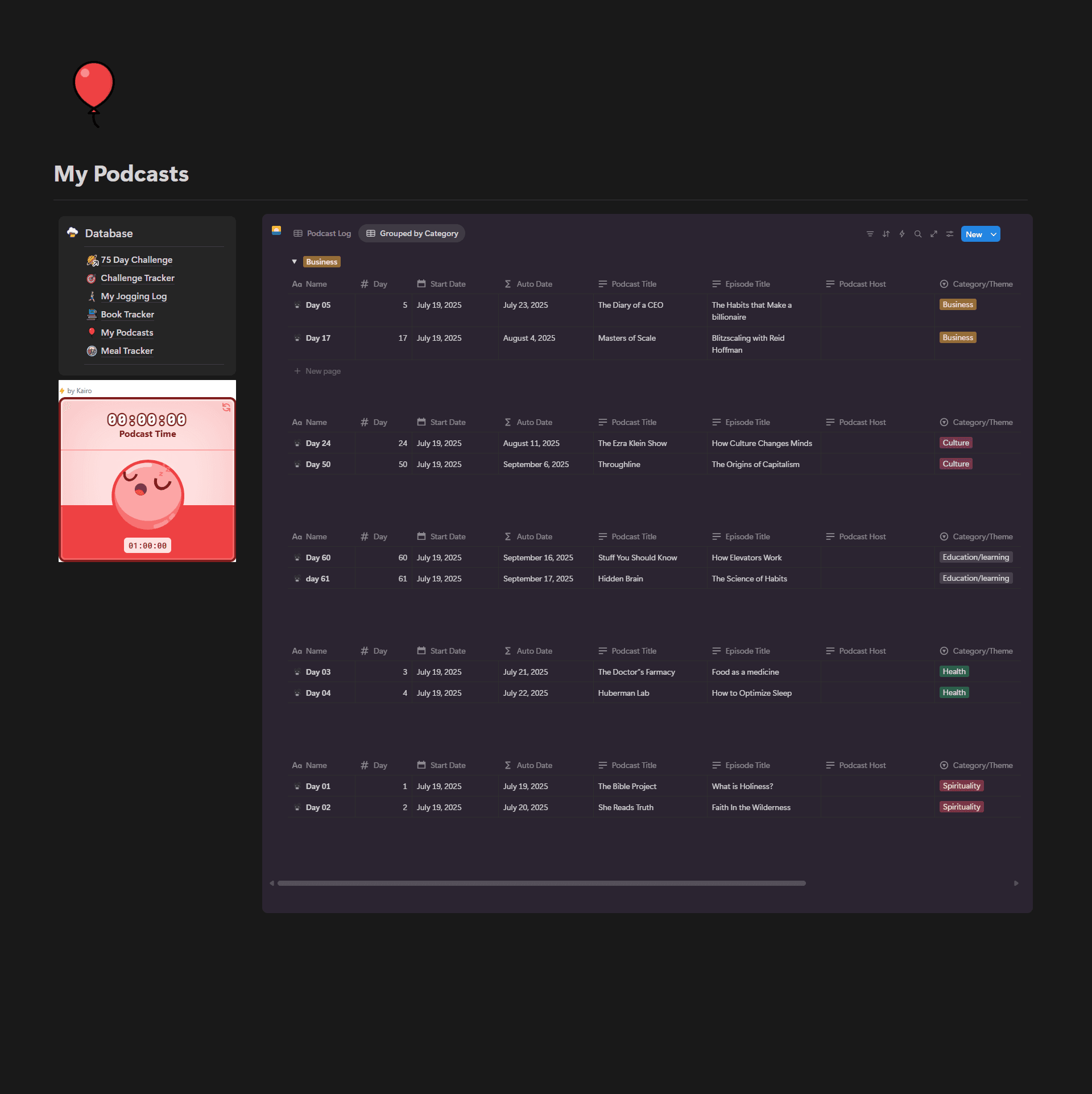 75 day Productivity Planner - image 4