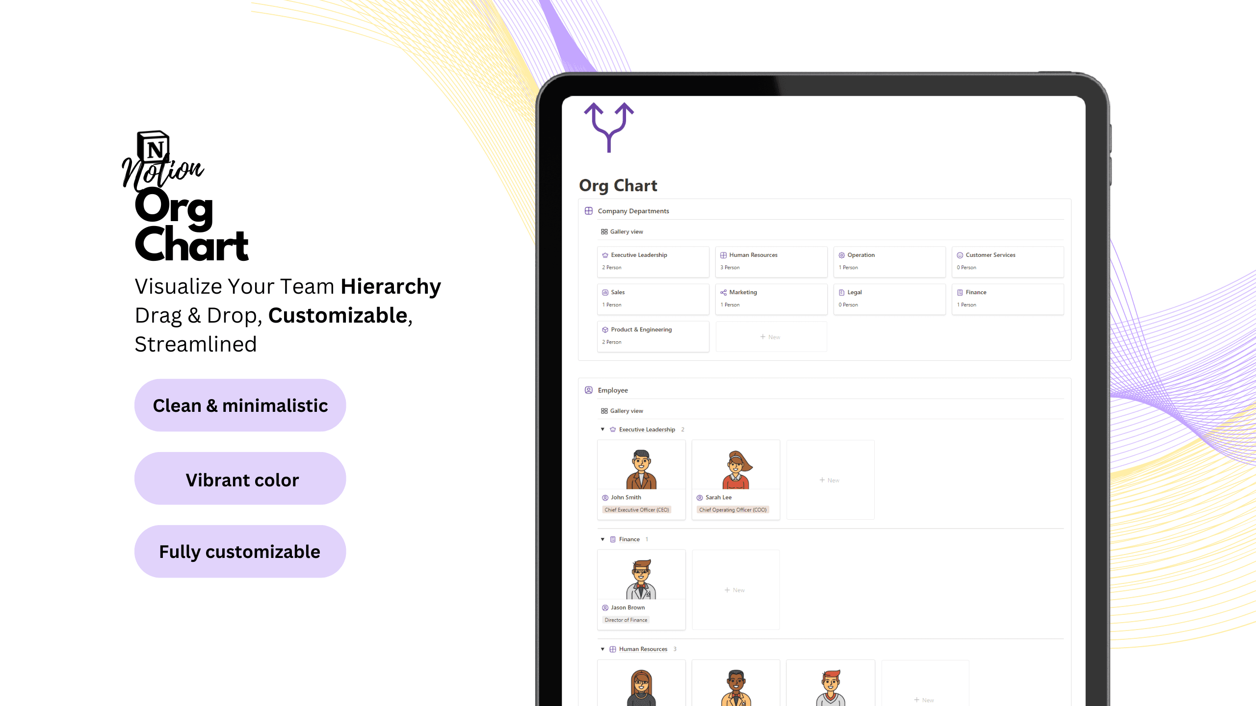 Org Chart Notion Template