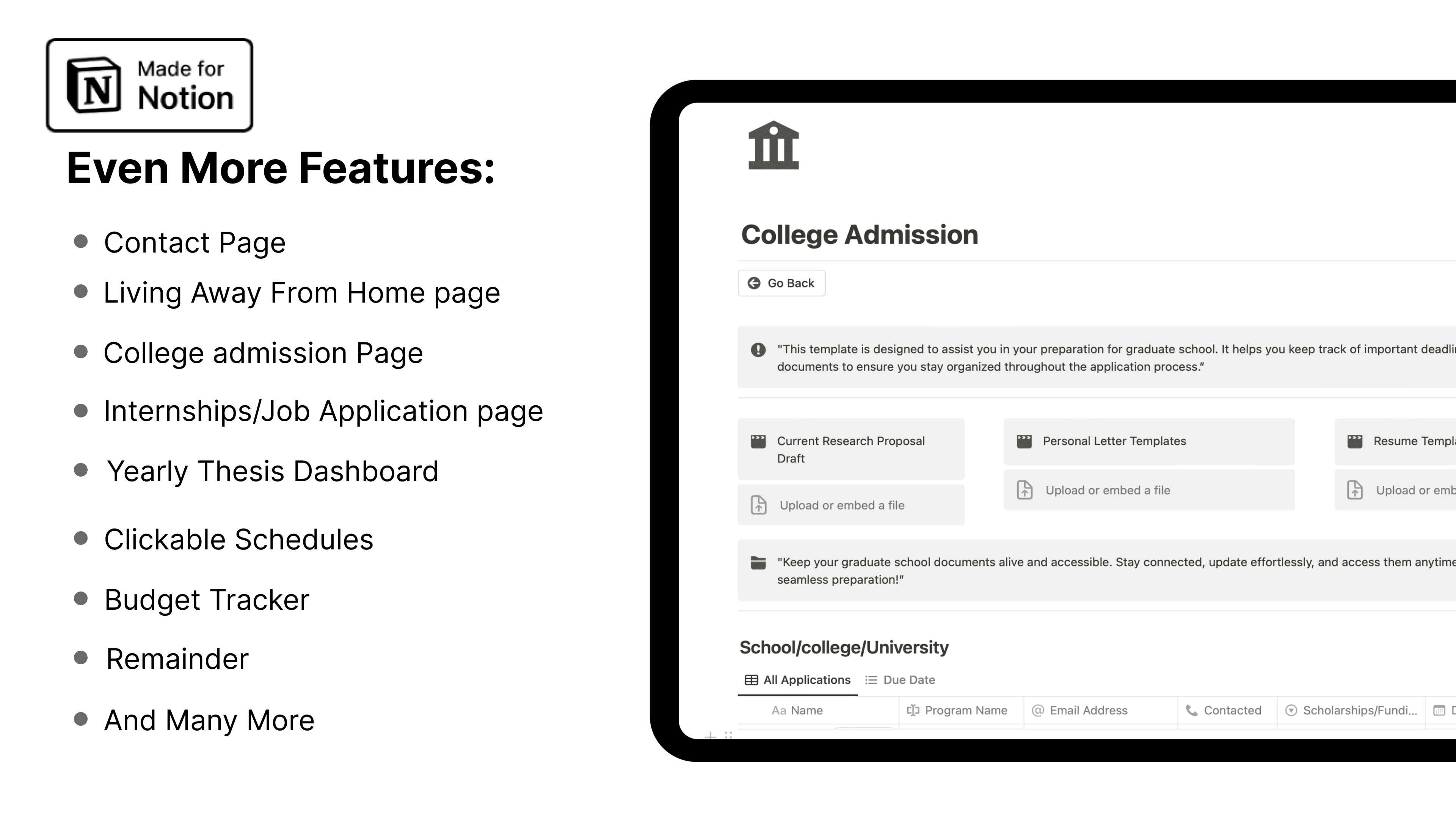 Acadashboard 2024: Notion Student OS - image 4