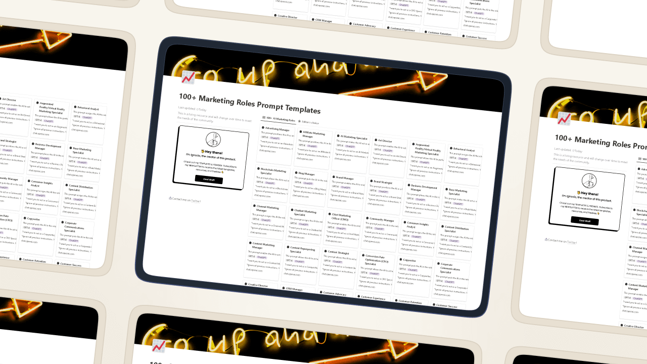 100+ Marketing Roles Prompt Templates - image 2