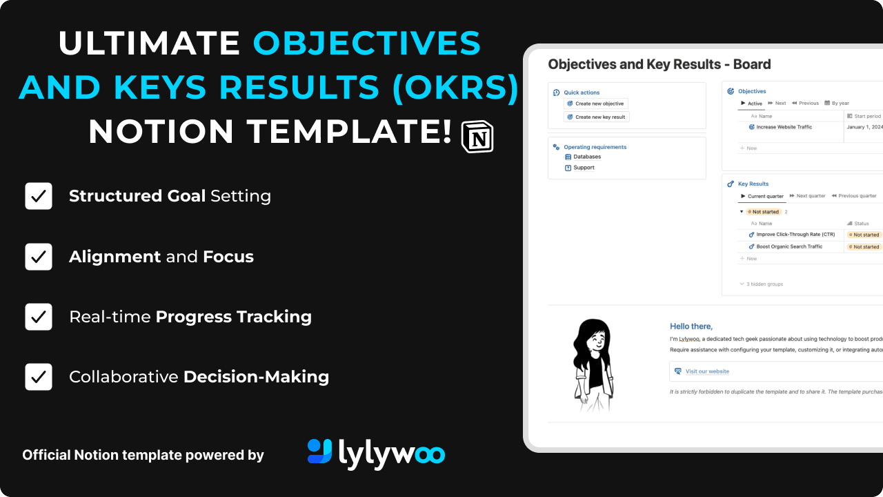 Notion Template Business Objectives and Key Results - image 4