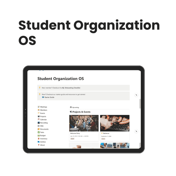 Student Organization OS