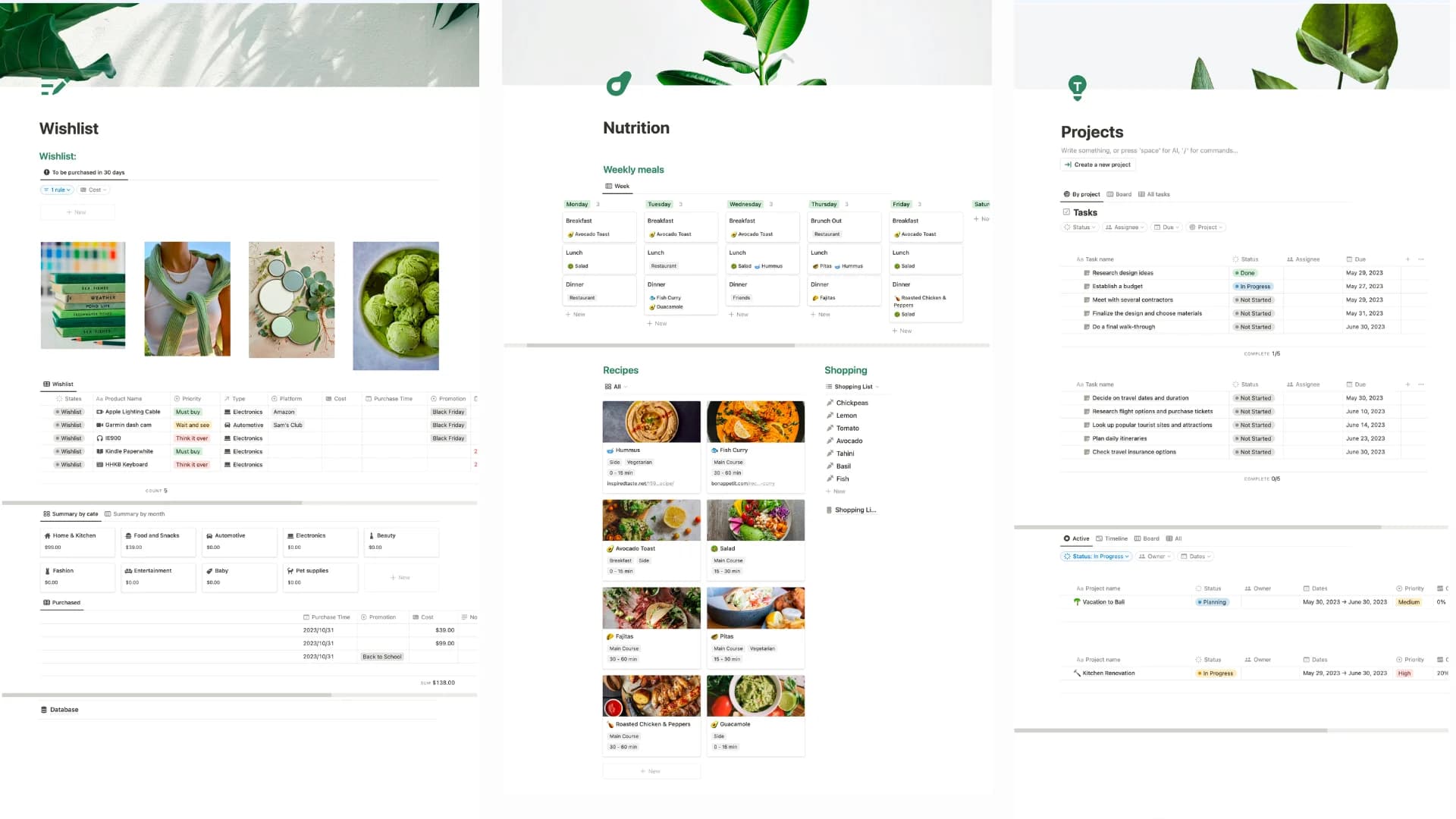 Personal Home Dashboard Green 🌿 - image 3