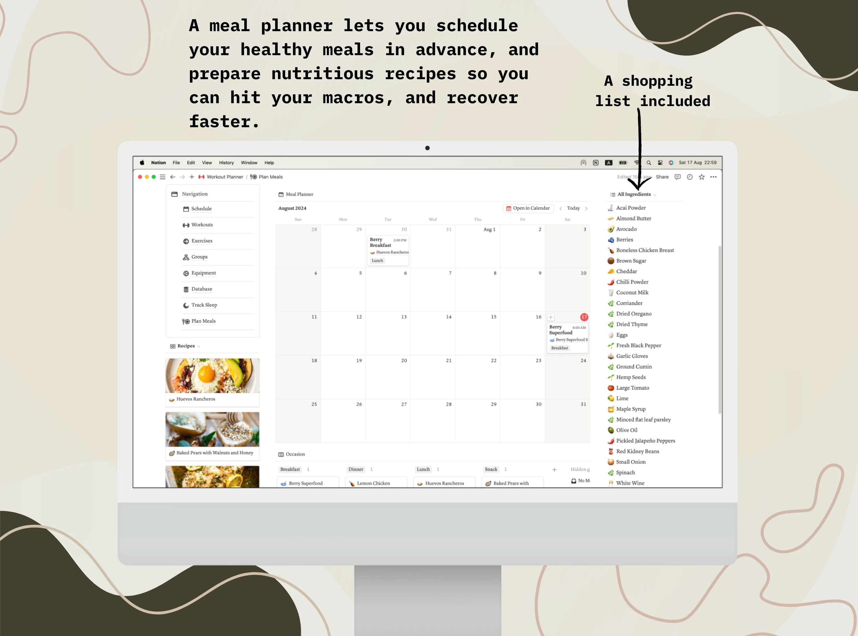 Notion Template Workout Tracker - image 5