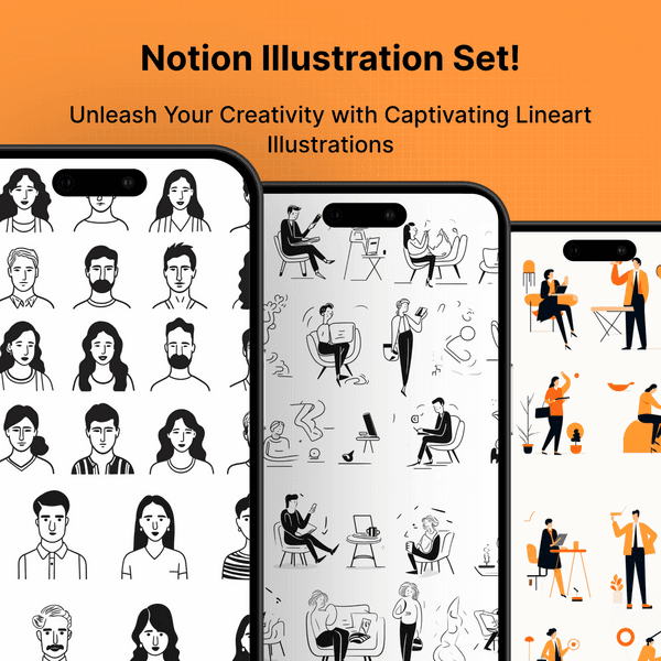 Notion Community Illustration Set: Unleash Your Creativity and Engage Your Notion Audience!