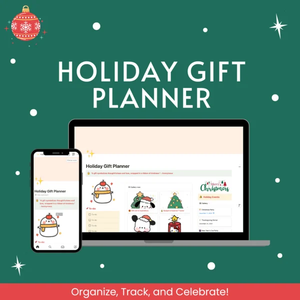 Holiday Gift Planner