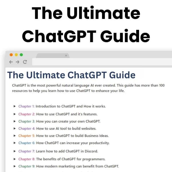 The Ultimate ChatGPT Guide