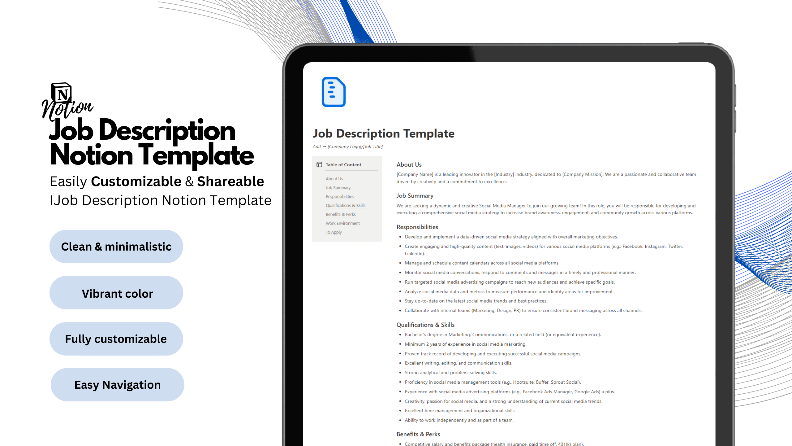 Job Description Template
