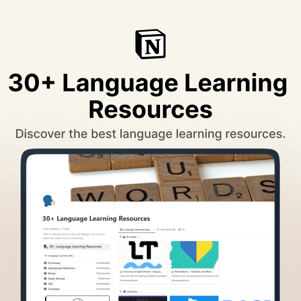 30+ Language Learning Resources