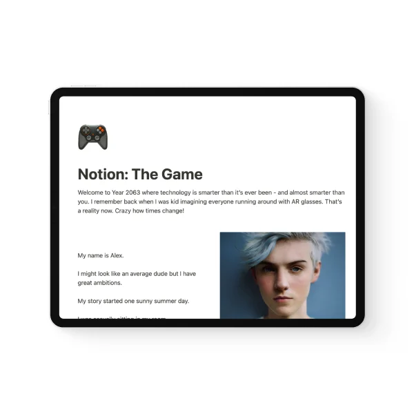 The Notion Game