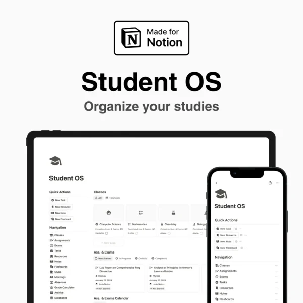 Notion Student OS