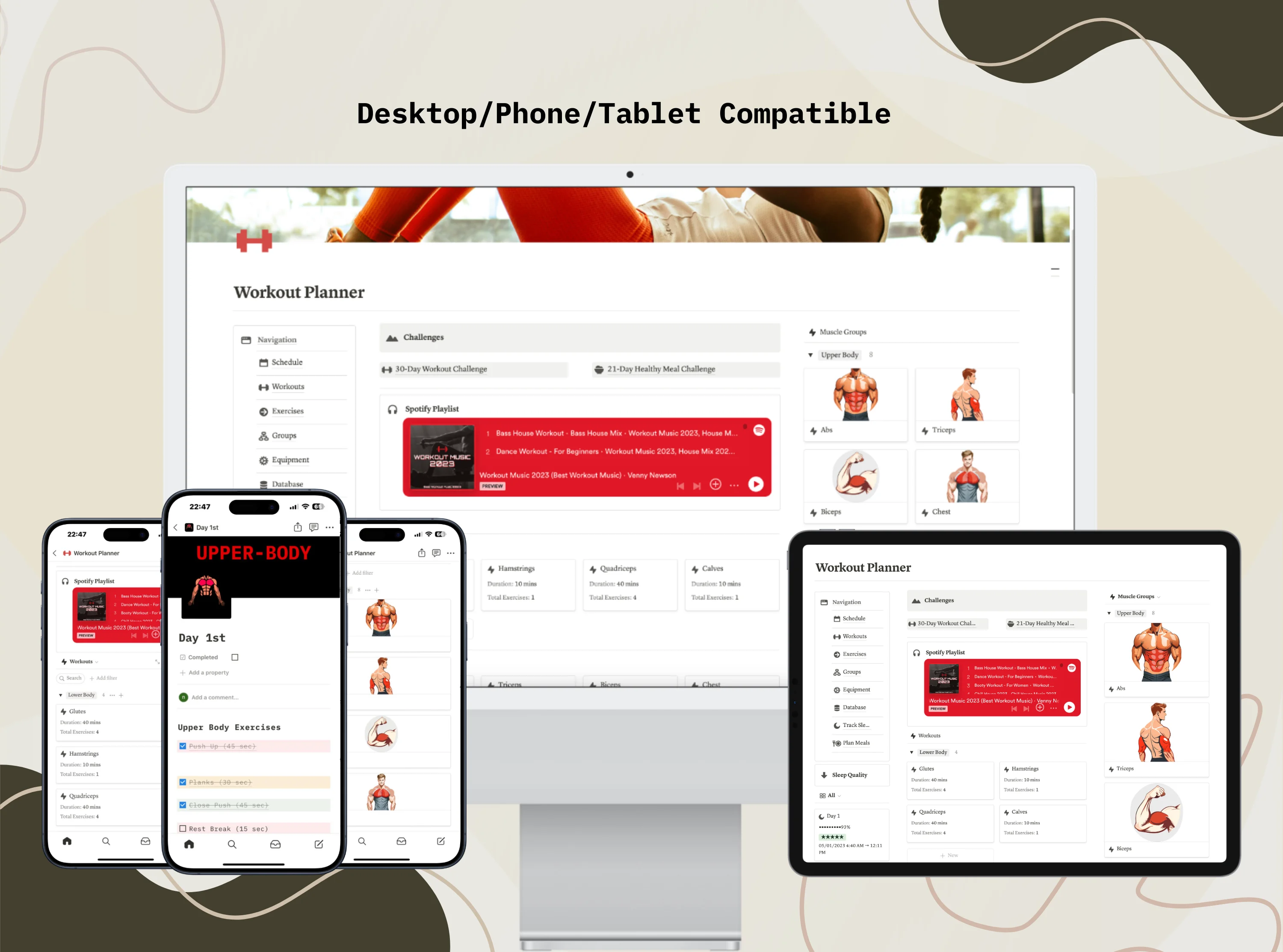 Notion Template Workout Tracker