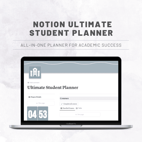 Notion Ultimate Student Planner
