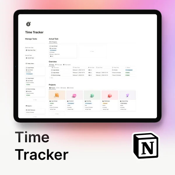 Notion Time Tracker for Free