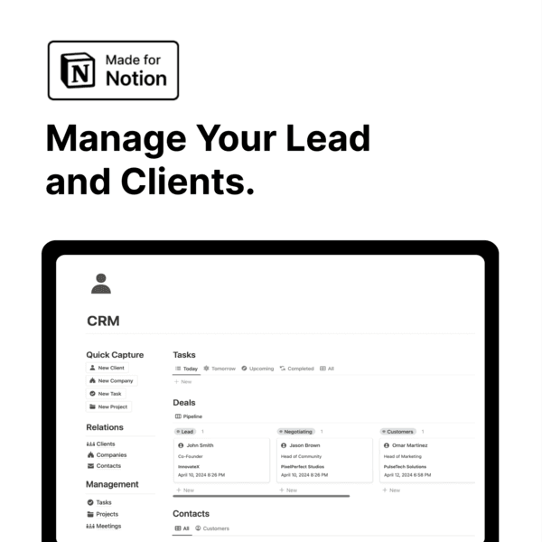 CRM Template