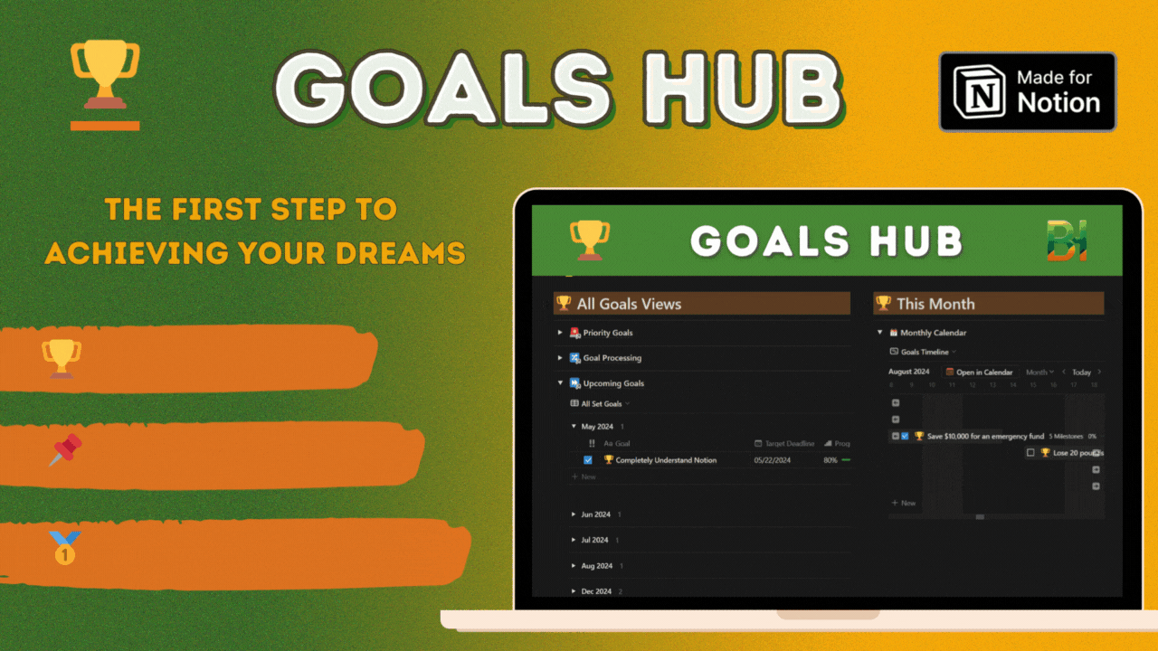 🏆 Goals Hub