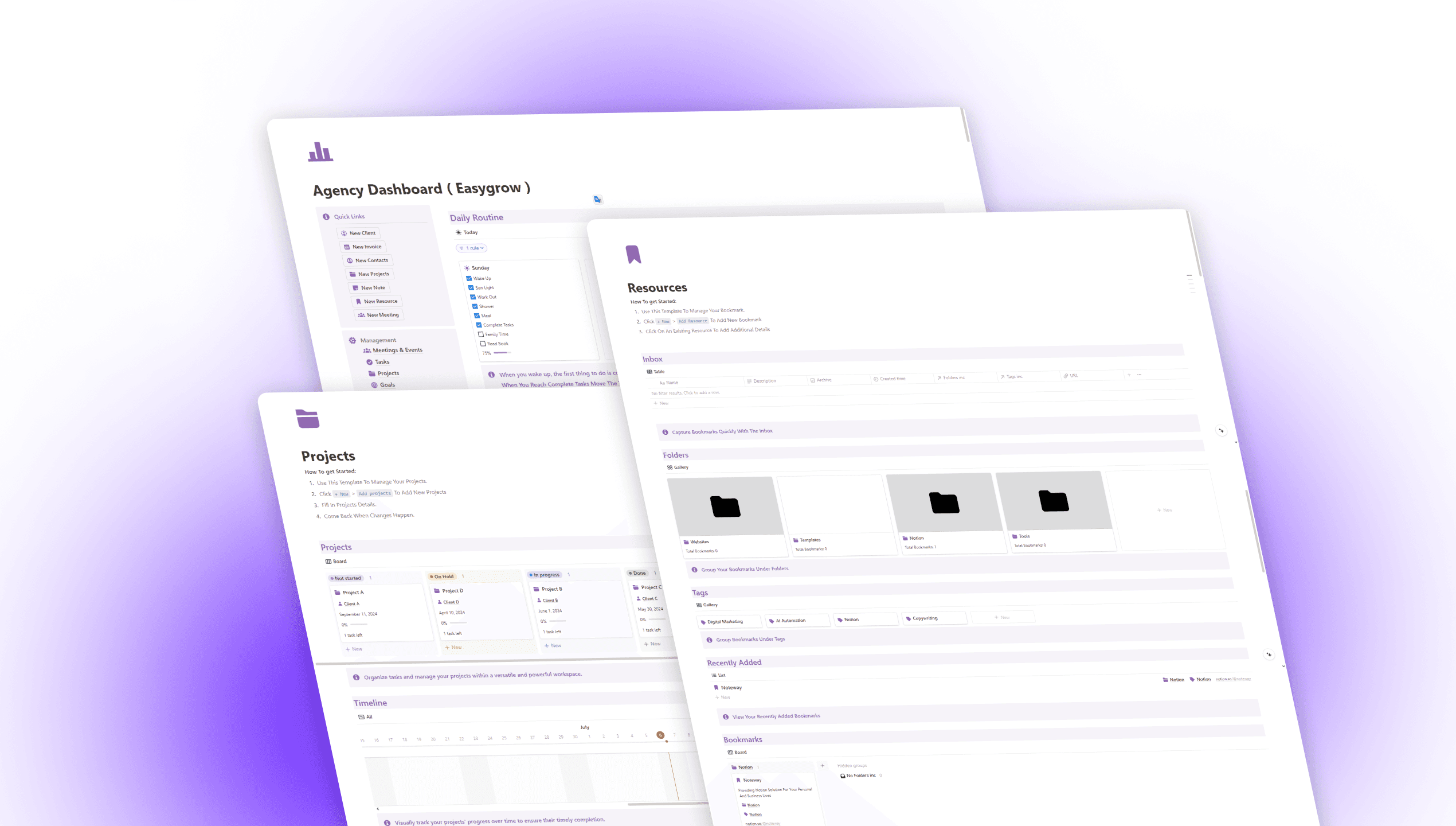 Agency Dashboard - Notion Template - image 3