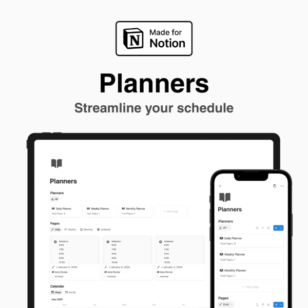 Notion Planners