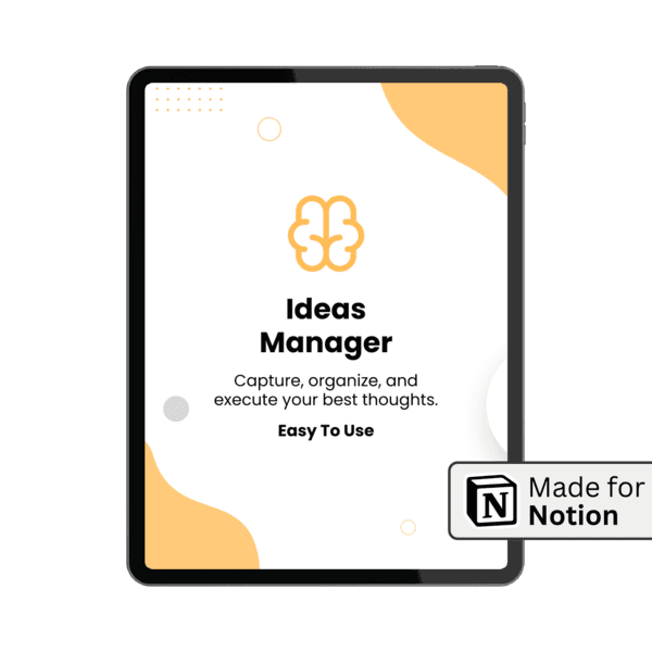 Ideas Manager (Notion)