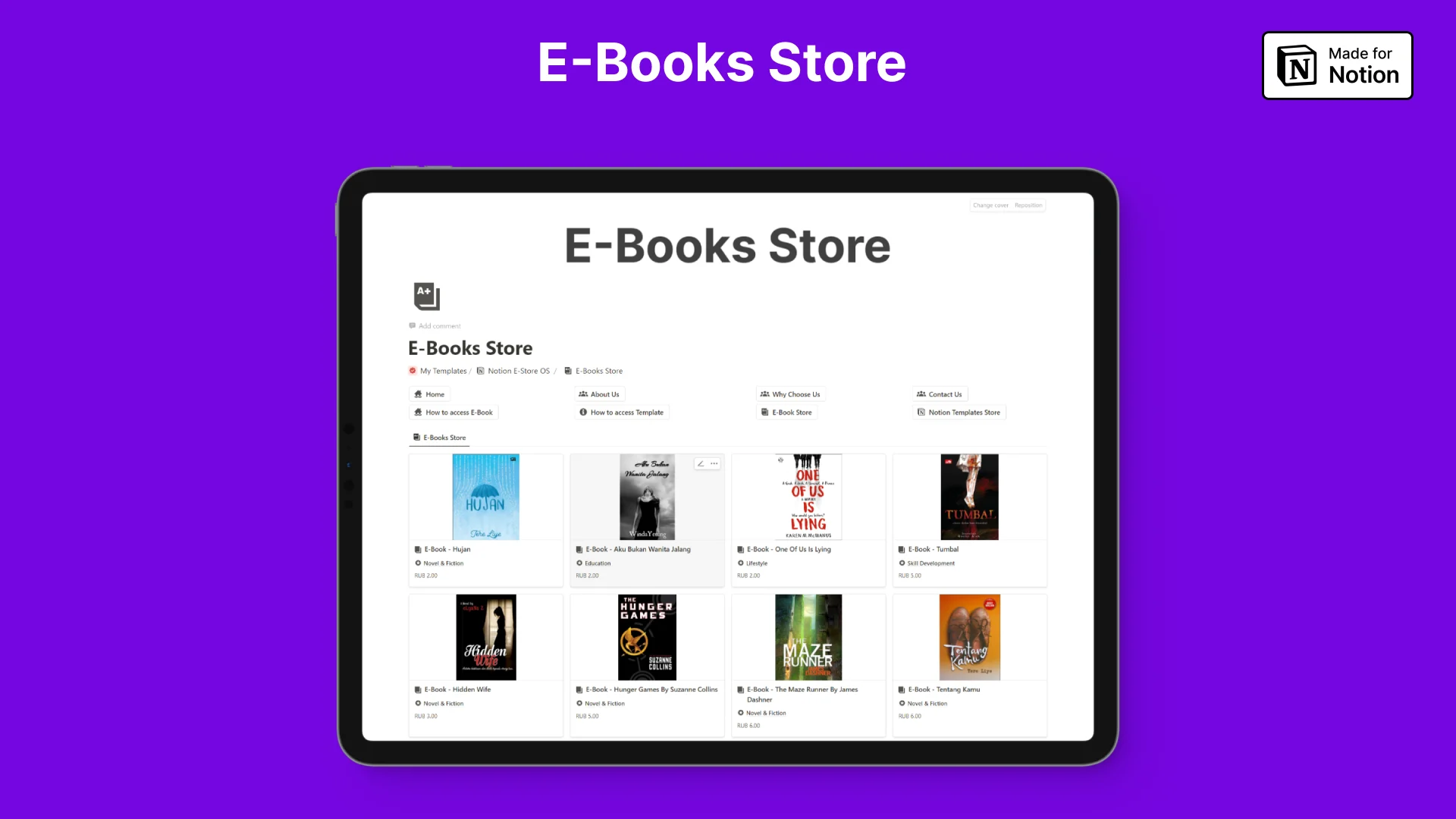 Notion E-Store OS - image 2