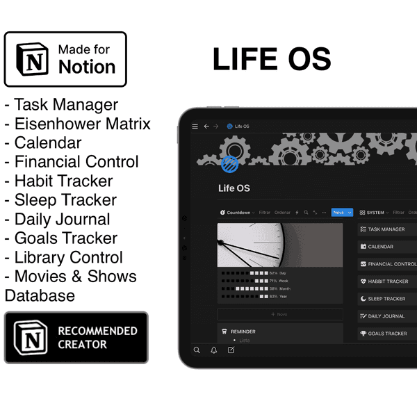 Notion Template - Life OS