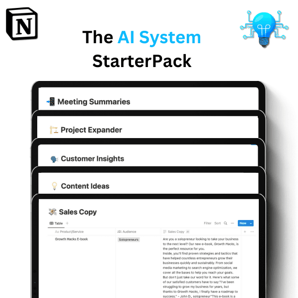 The AI System StarterPack