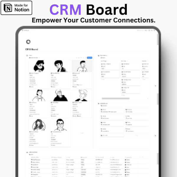 Notion CRM Board Template