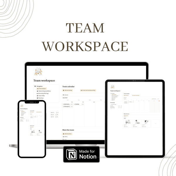Team Workspace Notion Template